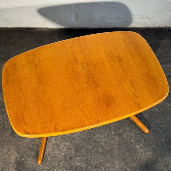 Image 1 of Skovby Extendable Oak Dining Table, 1960s