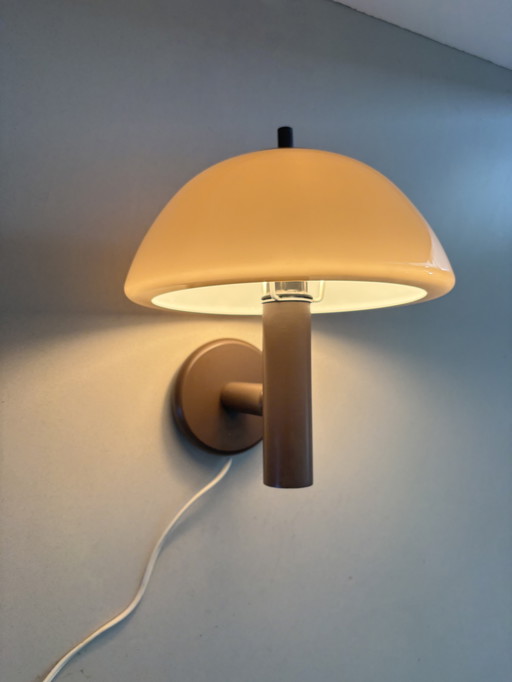 Herda vintage paddestoel wandlamp jaren 70