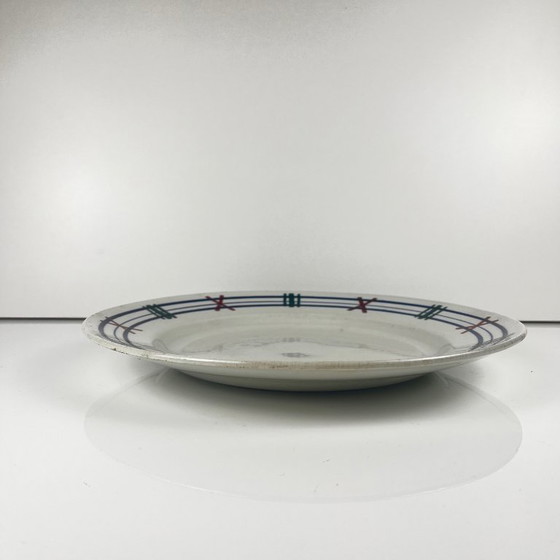 Image 1 of Rare round KG Lunéville "Tolosa" platter, 1910/1920