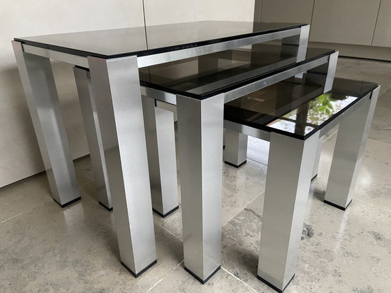 Image 1 of Set bijzettafels strak design