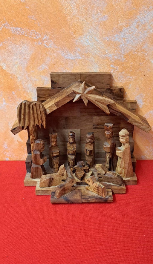 Crèche de Jérusalem faite à la main