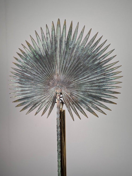 Lampadaire Valenti Fan Palm en Bronze et Laiton, années 1970 – Brass (photo 14 of 16)