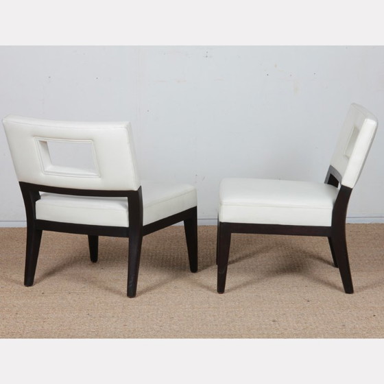 Image 1 of Zwei Sessel von Christian Liaigre für Holly Hunt, 1990