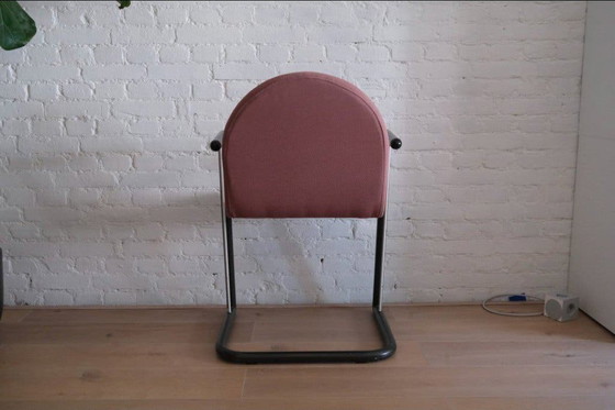 4x Postmoderne Stoelen Avant – Eetkamerstoelen, Aluminium, Textile (photo 3 of 5)