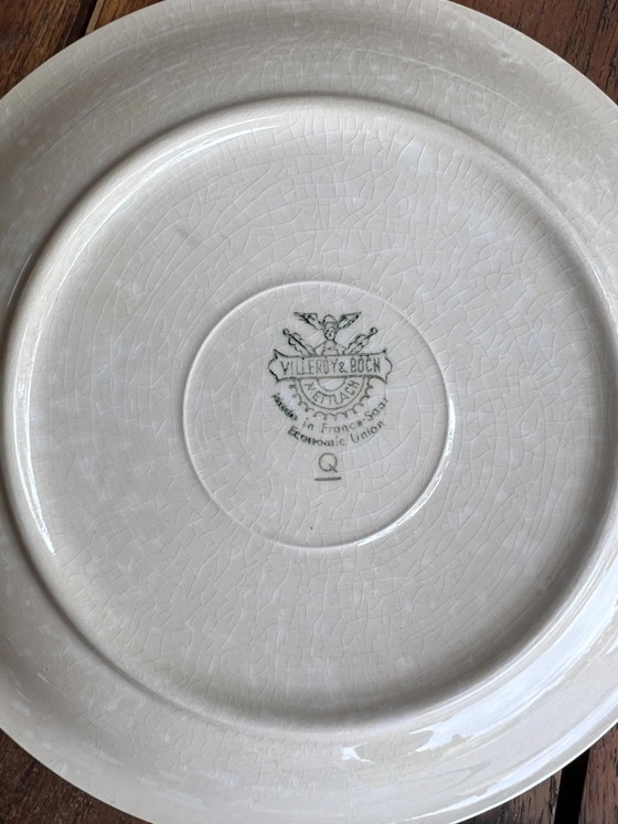 5 vintage Gien dessertborden, model 4607 – Servies, Porselein (photo 4 of 14)