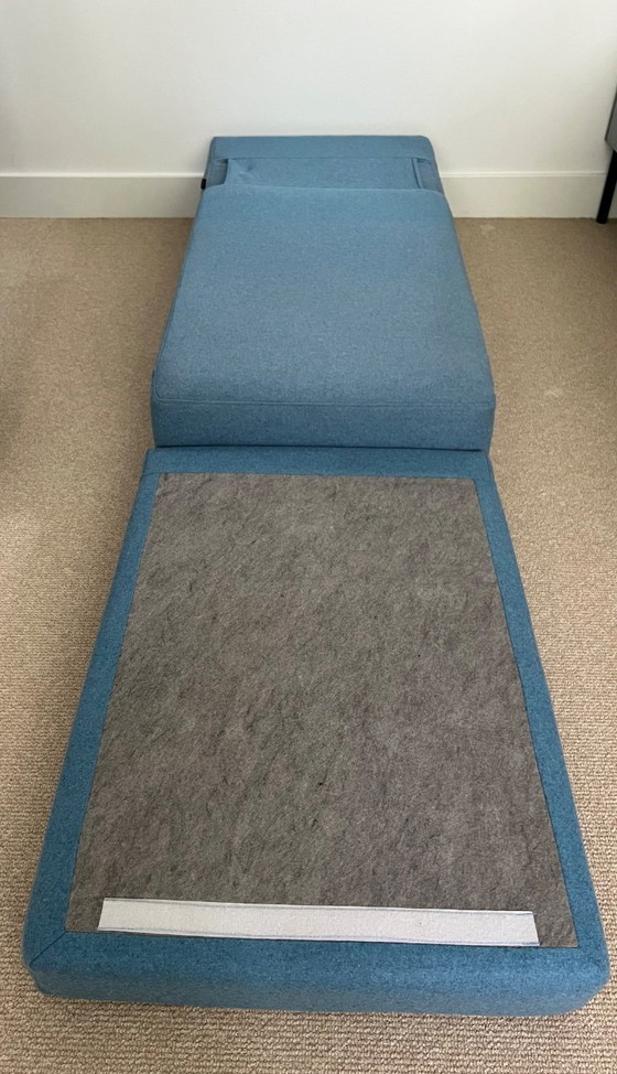 Image 1 of Softline tube frame armchair blue