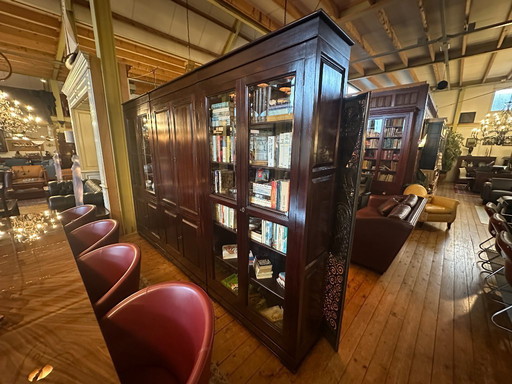 Exclusive Jan Frantzen 3-piece cabinet wall | Solid mahogany