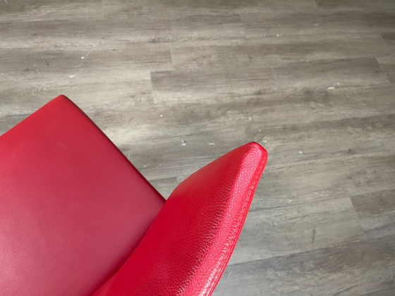 Bert Plantagie Misty - Cuir | Dutch Design, Chaises de salle à manger, Métal, Rouge, Modern (photo 15 sur 15)