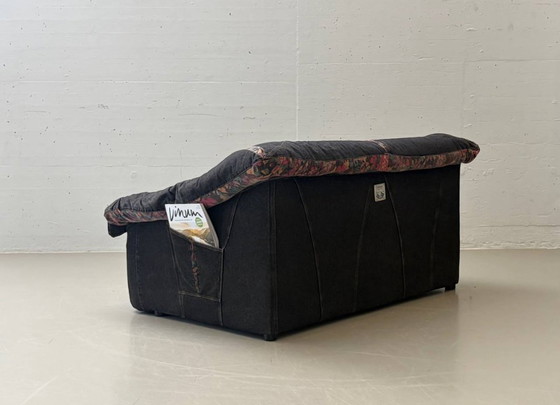 Image 1 of Postmodern denim lounge sofa Galapagos Giant Turtle, 1980s