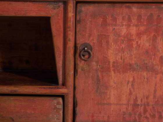 Mueble bajo antiguo de madera de olmo – China, circa 1900 – Aparadores, Iron (photo 13 of 40)