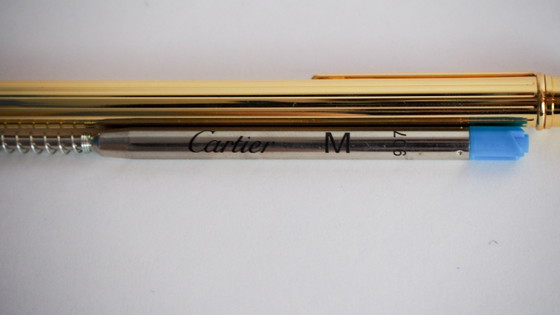 Cartier Santos Pen, Gilded Version – Table accessories, Gold, Metal (photo 4 of 6)