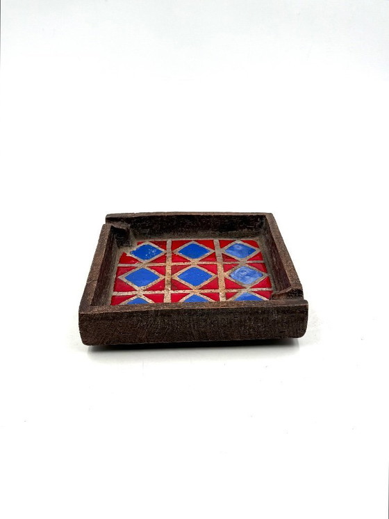 Image 1 of Keramische asbak in space age-stijl uit het midden van de 20e eeuw, Aldo Londi Bitossi, Italië, jaren 70.