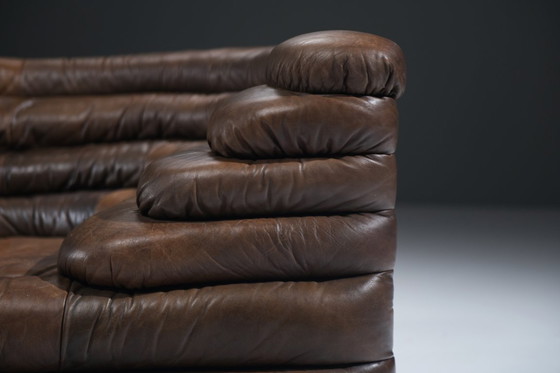 Image 1 of Perfekt patiniertes Sofa DS-1025 Terrazza Landscape von Ubald Klug - De Sede Swiss