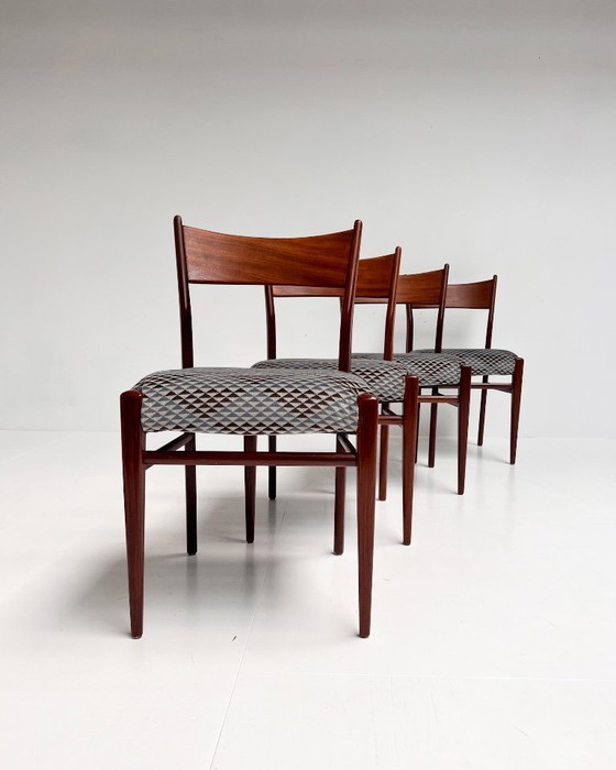 Image 1 of Ensemble de 4 chaises SA10 par Cees Braakman pour Pastoe, 1960