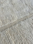 LUXURIOUS CUSTOM RUG, 300X300cm Moroccan Berber Rug, Unique White & Gray Rug, Handmade Geometric Carpet,