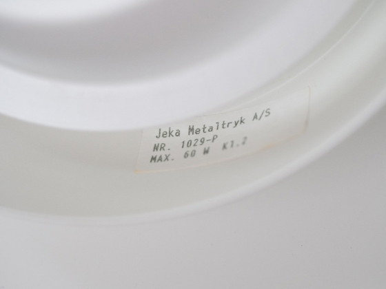 Image 1 of Pair of 2 Danish vintage lamps Verona by Kurt Wiborg, Jeka, 1980s
