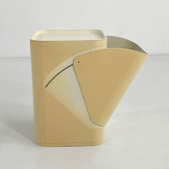 Image 1 of Cesto portabiancheria bianco di Anna Castelli per Kartell, anni '70