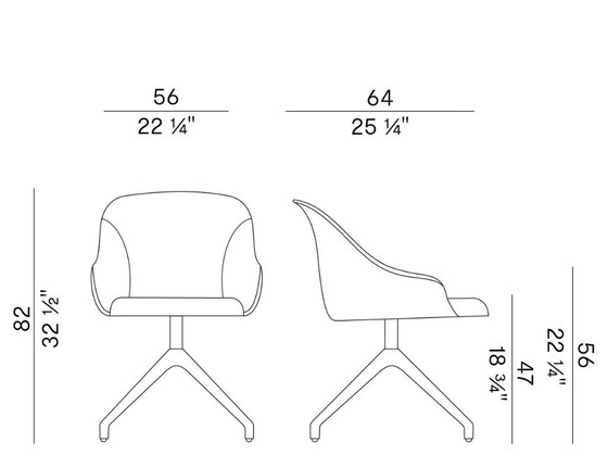 Image 1 of 2 LYZ 918/G / POTOCCO Swivel Chairs