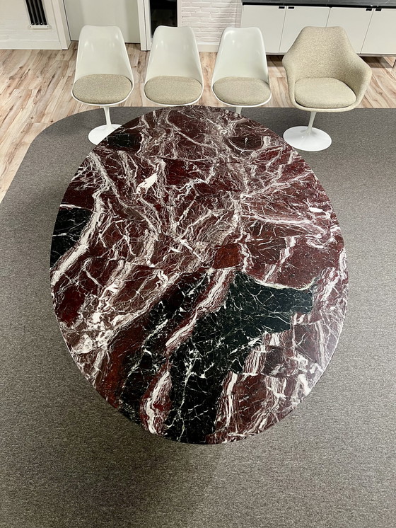 Image 1 of Table tulipe Knoll Saarinen Rosso Rubino