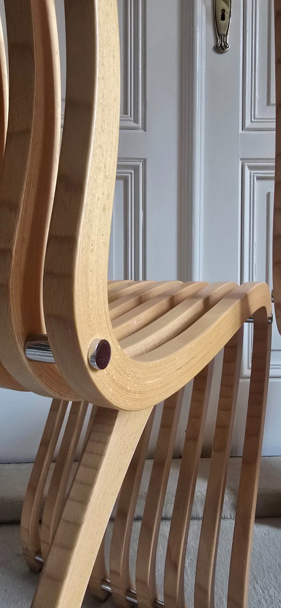 Image 1 of 2x Vitra Edition: Sedia Schizzo – Design di Ron Arad (1989) – Primo proprietario/Pezzi da esposizione