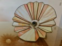 Italiaanse hanglamp in pâte de verre en messing, jaren 70
