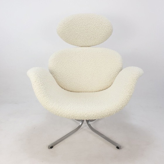 Image 1 of Big Tulip vintage wollen fauteuil van Pierre Paulin voor Artifort, 1959