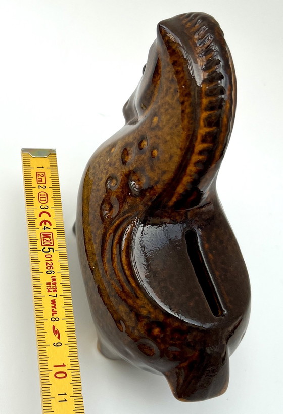 Image 1 of Mid-Century Ceramic Horse Money Box – Bitossi Style – Italy 1960s