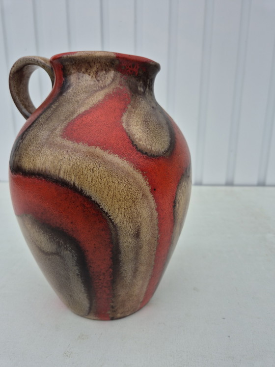 Image 1 of Beautiful German pitcher signed d b hohr, 1970s