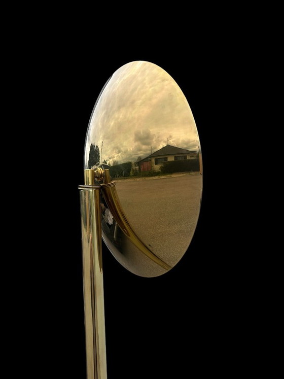 Lampada da terra vintage in teak e ottone. – drimmer, Lampade da terra, Brass (photo 4 of 8)