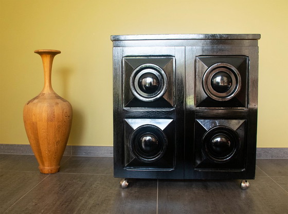 Image 1 of Barmeubel / Mobile bar Kunstwerkstede De Coene, anni '70