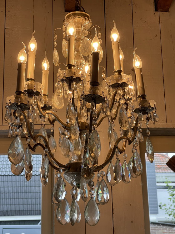 Image 1 of Beautiful glass chandelier