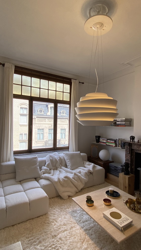 Image 1 of Pair of travertine coffee tables