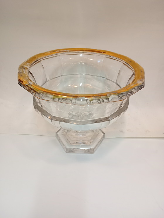 Image 1 of Fruit bowl crystal artisan de Lorraine 24ct