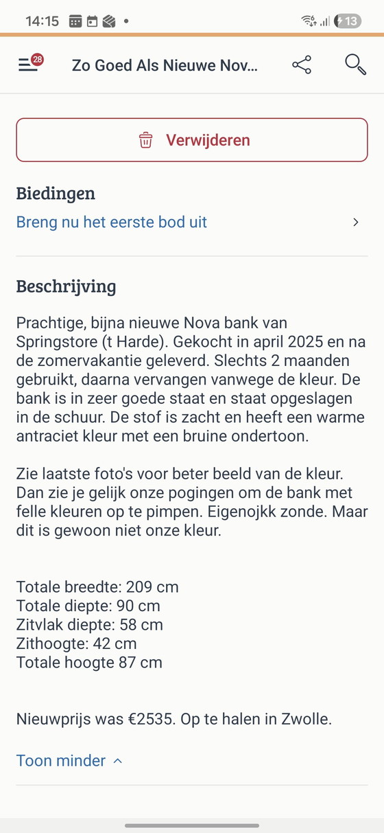 Image 1 of Nova bank van springstore ZGAN