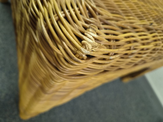 Mid-Century Modern Rohé Noordwolde Rotan Salontafel (Vierkant) – Rattan, Bamboo (photo 4 of 12)
