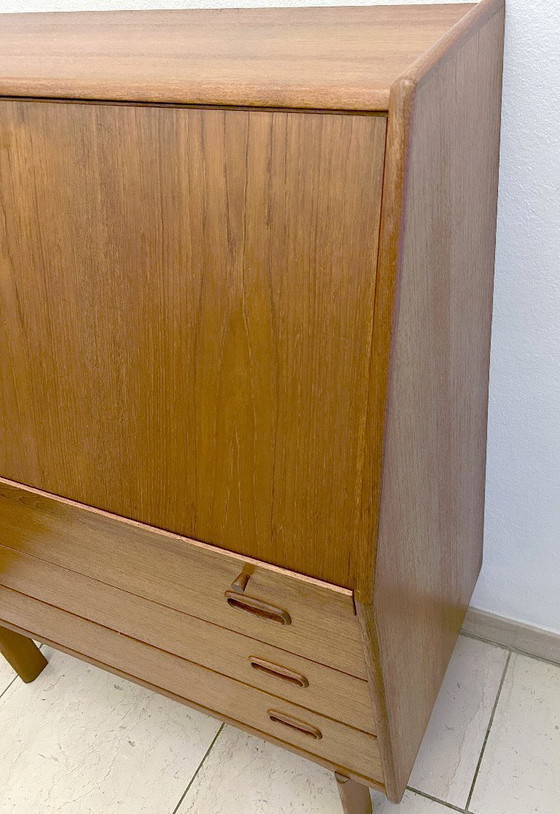 Image 1 of Vintage Deense secretaire Bernhard Pedersen & Zoon