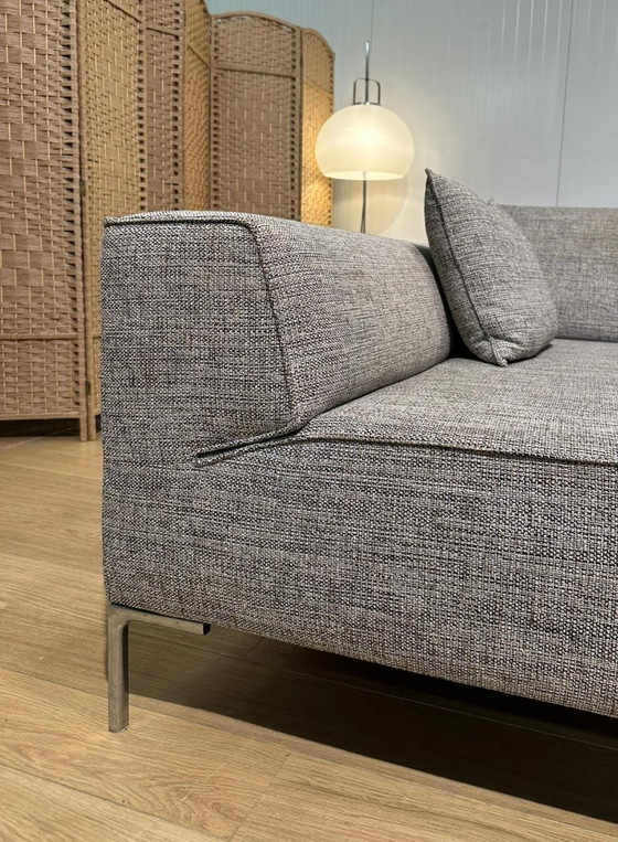 Image 1 of Like New Design on Stock Bloq Corner Sofa Beige + WARRANTY