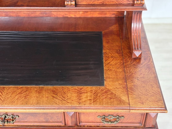 Magnifique bureau d'écriture de l'époque Gründerzeit – Bureau/secrétaire ancien de grande qualité, datant (photo 13 of 24)