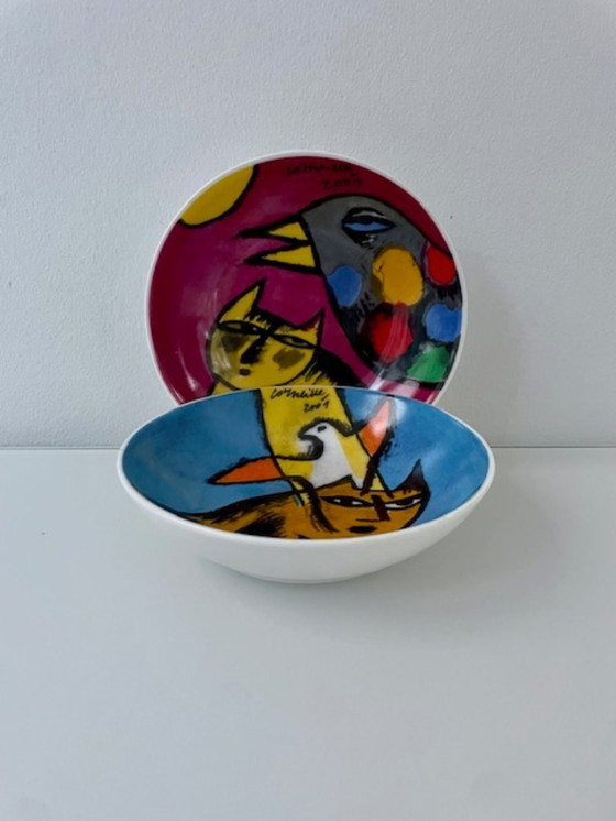 Image 1 of Set van 2 keramische kommetjes Corneille