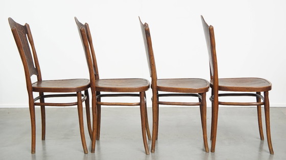 Image 1 of 4 x Antiker Jacob und Josef Kohn Bugholz Design Thonet Stuhl aus dem frühen 20.