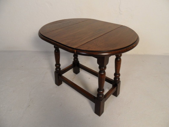 Image 1 of Vintage oak side table