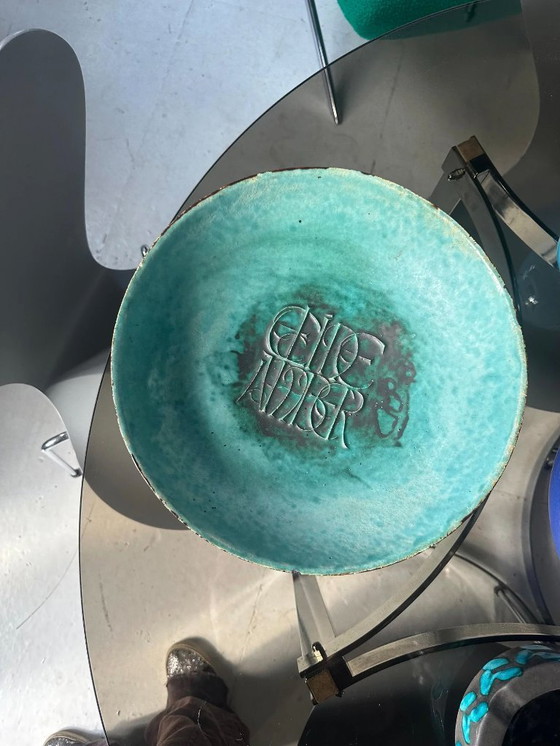 Image 1 of Grande ciotola in terracotta di Denijs Goossens, Belgio, anni '70