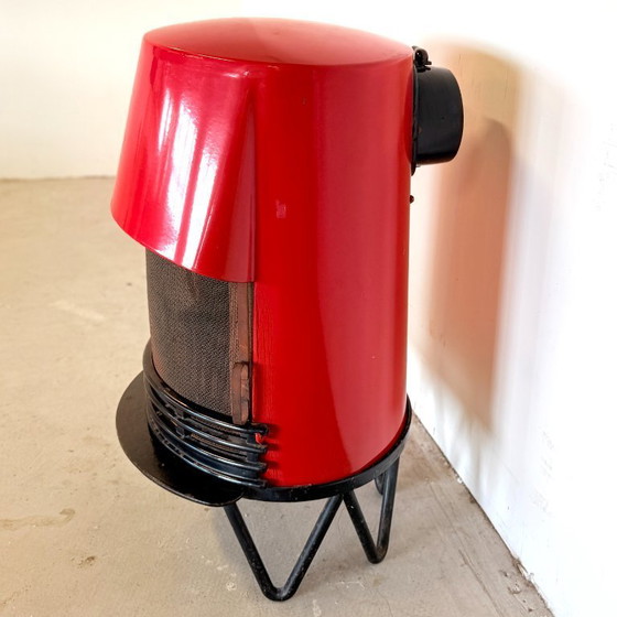 Image 1 of Red vintage wood stove, Tasso Denmark