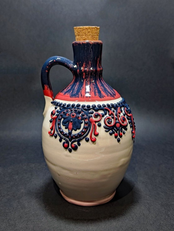 Image 1 of Ceramic carafe signed Nana Bledea