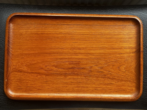 Vintage Massief Teakhouten Dienblad – keukenaccessoires, Wood