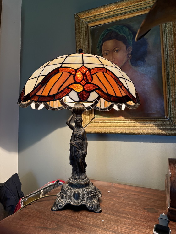 Image 1 of Original Honsel Leuchten Tiffany style lamp