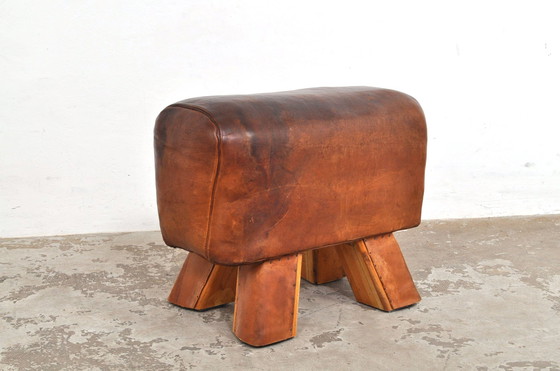 Image 1 of Table tournante / tabouret vintage