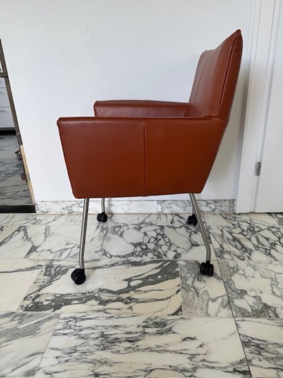 6 Design On Stock Moka Eetkamerstoelen – Leather (photo 3 of 5)