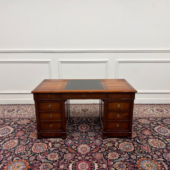 Bureau italien classique Assi D'Asolo – Bureaux, Leather, Wood (photo 4 of 18)