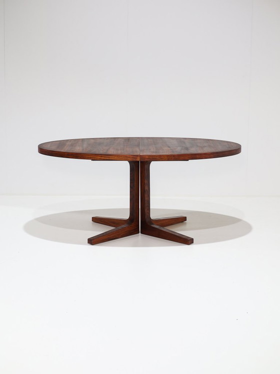 Oval Extendable Dining table Dyrlund Rosewood 1960s Danish (photo 3 of 16)